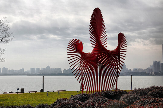 金鸡湖城市雕塑