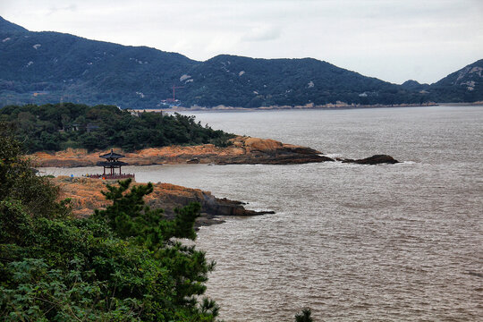 舟山普陀山海滩