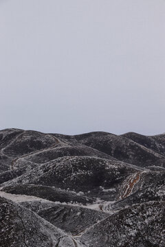 武功山雪景