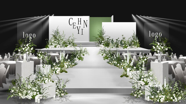 白绿秀场婚礼