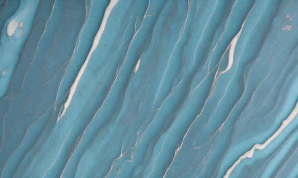 青色抽象艺术大理石瓷砖
