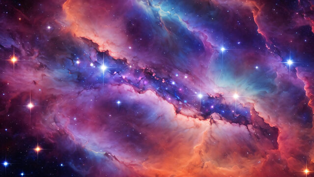 绚丽星空银河宇宙