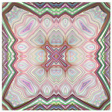 彩色地毯艺术线条图案