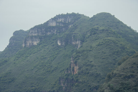 马岭河峡谷的山