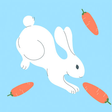 兔子卡通图案