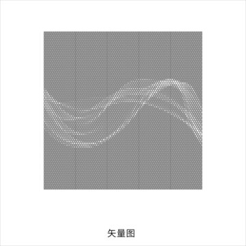 动感镂空图案