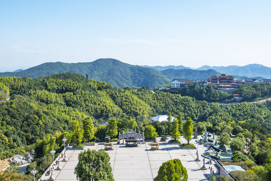 绍兴大香林兜率天宫风景