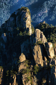 黄山奇峰怪石