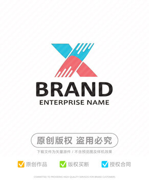 X字母logo