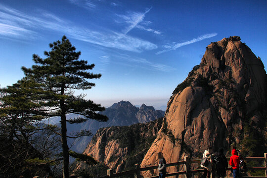 黄山景色黄山奇峰