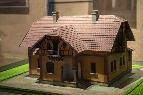 德式建筑模型