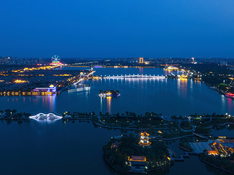 东昌湖夜景