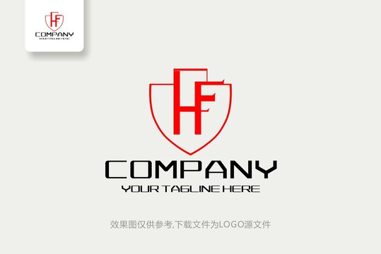 HF电子科技数码商务logo