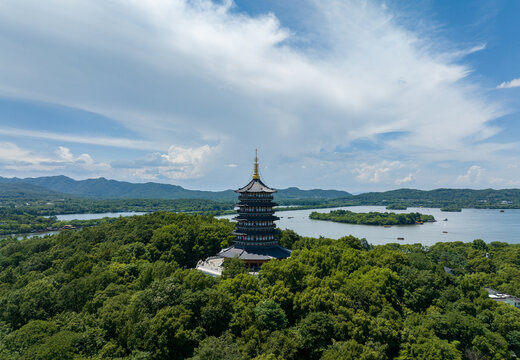 杭州西湖雷峰塔