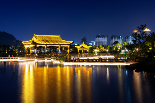 九龙湖夜景