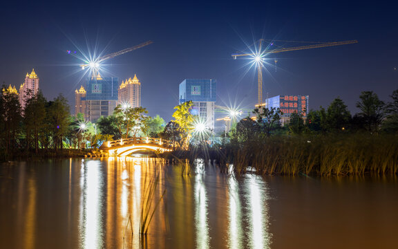 九龙湖夜景