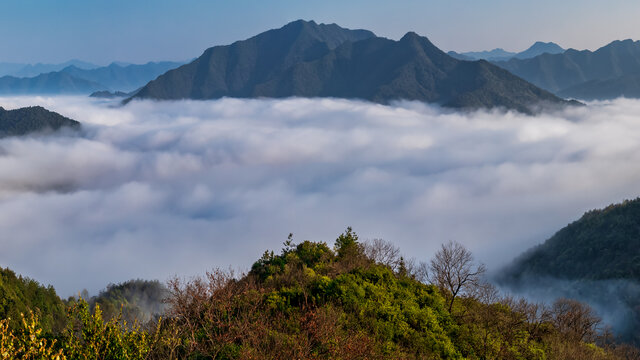 江西玉山山区云海风光