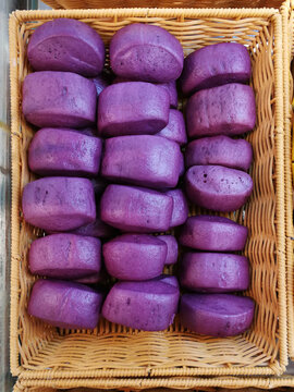 紫薯小馒头