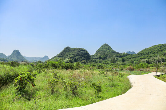 山峰山景