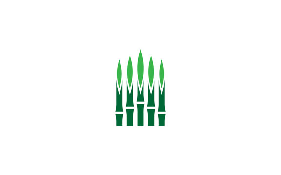 竹叶LOGO标志设计