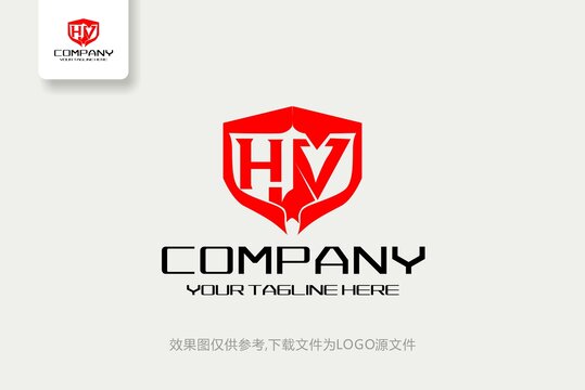 HV电子化工网站标志logo