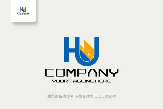 HW电子化工网站标志logo