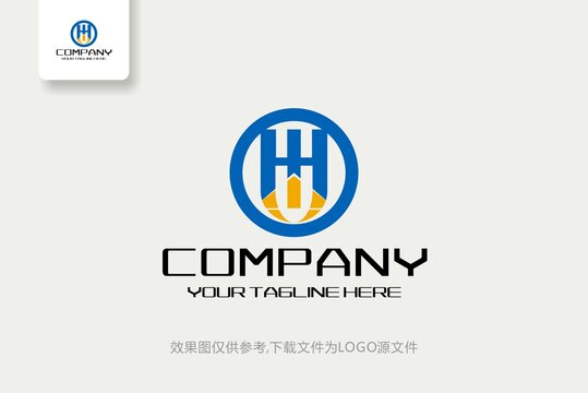 HW电子化工网站标志logo