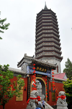 北京通州三庙一塔