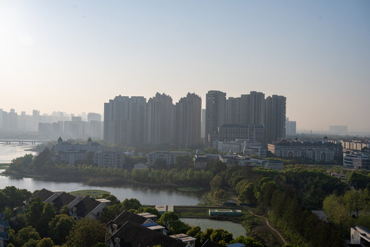 武汉太子湖城市风光