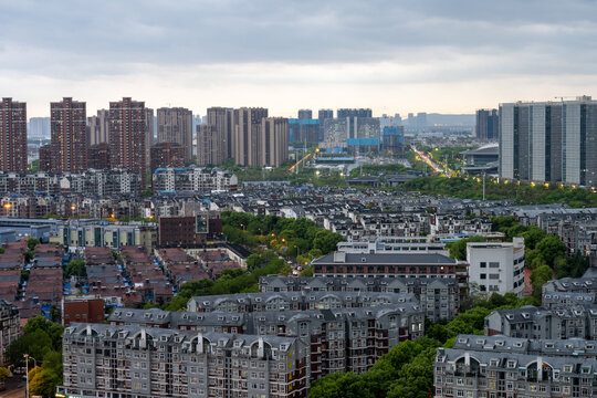 武汉太子湖城市风光