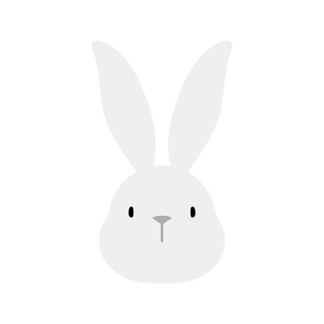 可爱白兔头像插图