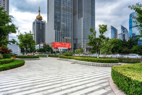 青岛城市花园街景