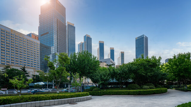 青岛城市街景