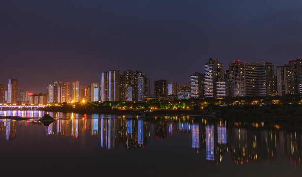 绵阳涪江夜景