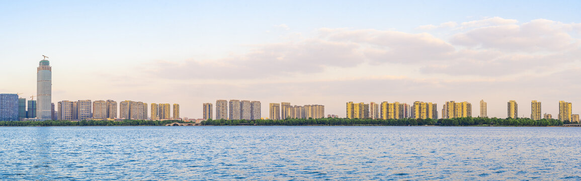 绍兴瓜渚湖全景