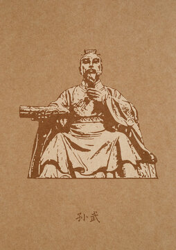 孙武古代名人手绘图