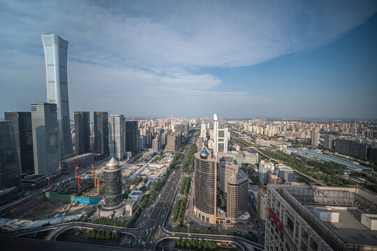 北京国贸cbd全景图