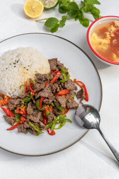青椒牛肉盖饭