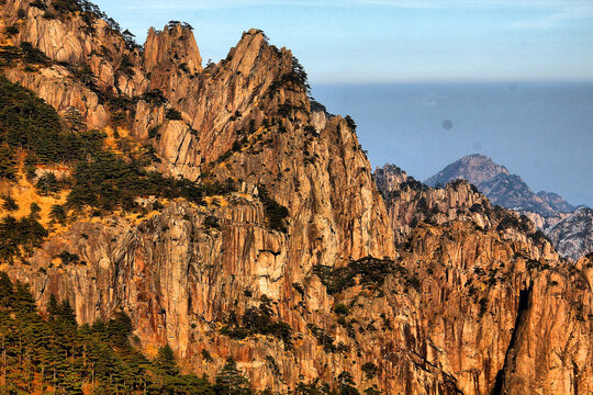 黄山山峰美景