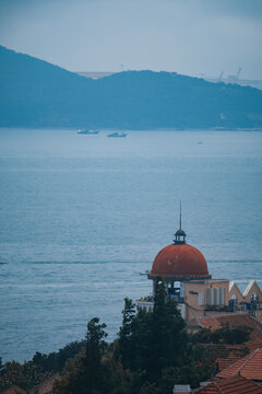 青岛海边建筑