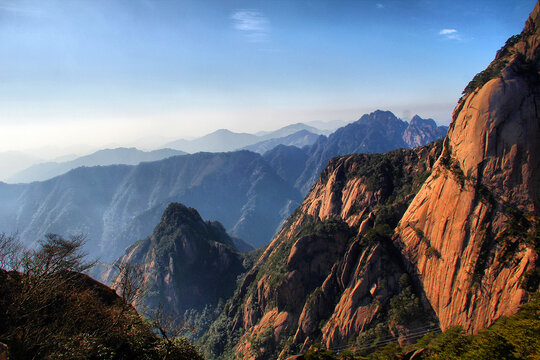 黄山山峦