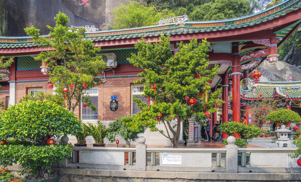 鼓浪屿日光岩寺的大雄殿建筑