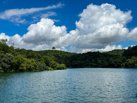 湖景