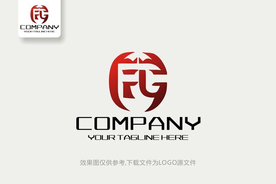 FG标志FG字母logo