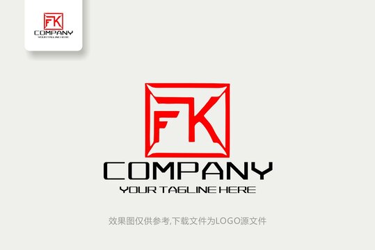 FK字母电子科技数码logo