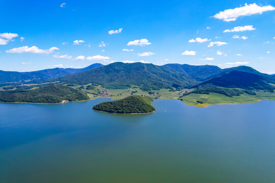 吉林市松花湖夏季风光航拍