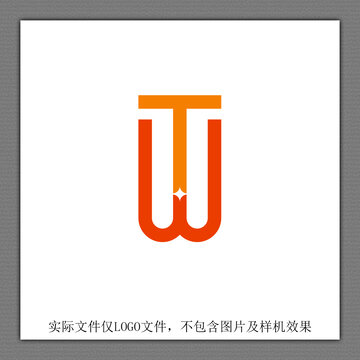 TW字母LOGO设计