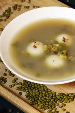 桂花绿豆汤