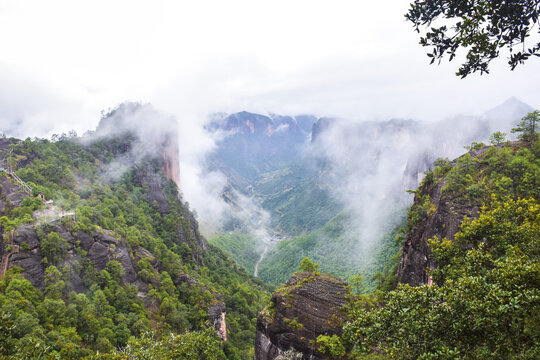 云南丽江老君山风光