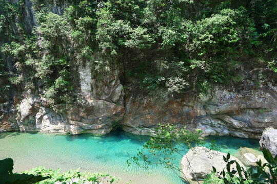 太鲁阁公园鲁阁幽峡立雾溪